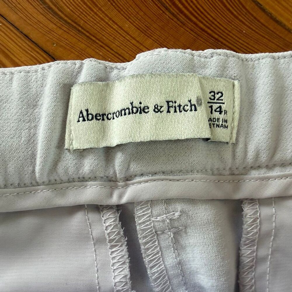 Abercrombie & Fitch Sloane Tailored Wide Leg Pant in Very Light Purple Size 32/1 - Picture 6 of 6